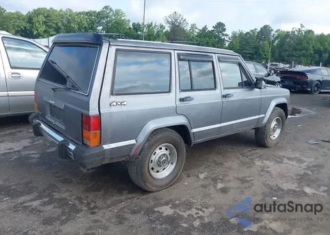 1990 Jeep Cherokee Pioneer из США, поврежденный, VIN 1J4FJ38L1LL129725